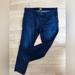 Hugo Boss Orange Dark Wash Jeans 36x32 Slim Straight Denim